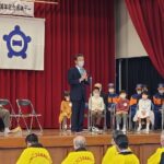 ３年ぶりに「萩原町連区 敬老会」が開催されました。